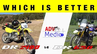 DR-650 vs DR-z400 - Which is better - What dual sport should you buy?