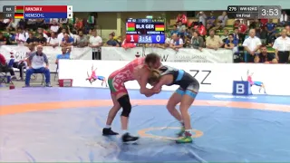 1/4 WW - 62 kg: V. IVANOVA (BLR) v. L. NIEMESCH (GER)