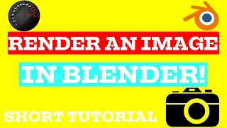 How to Render an Image | Blender 3.2