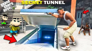 GTA 5 : Franklin & Shinchan Opened The Most Secret Tunnel 🕳️ Inside His House