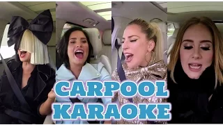 Adele vs Lady gaga vs Demi lovato vs Sia | Vocal Battle - Carpool karaoke Versión -