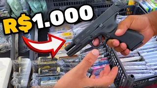 MANO… CHEGOU DO NADA PEDINDO 1K na PISTOLA na FEIRA DO ROLO