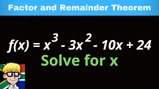 Factorise Cubic Equation Grade 12: Practice