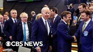 Biden attends emergency NATO summit in Brussels