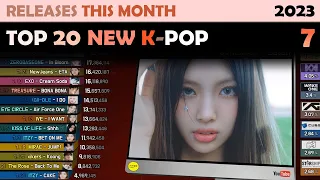 Top 20 New K-POP | Most Viewed MV ( released in 2023. 7 )