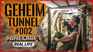 Survival Mattin baut GEHEIMTUNNEL #002 | MINECRAFT Real Life | BUSHCRAFT CAMP SHELTER ÜBERNACHTUNG