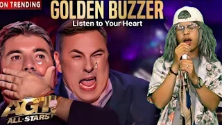 GOLDEN BUZZER | Simon Cowel cried when he heard the song Listen to Your Heart - Roxette