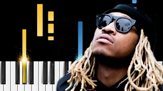 Future - Mask Off - Piano Tutorial - How to play Mask Off