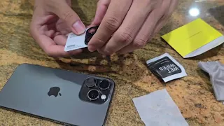 This camera lens protector is ridiculously strong! apple iphone 15 pro max