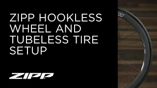 ZIPP Hookless Wheel and Tubeless Tire Setup