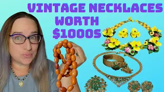 Vintage Jewelry Brands That Sell for THOUSANDS : Necklaces and More