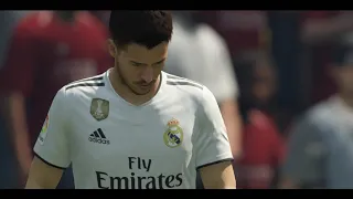 REAL MADRID VS LIVERPOOL AT ANFIELD(5-0) ,EDEN HAZARD AND JOVIC FIRST GAME