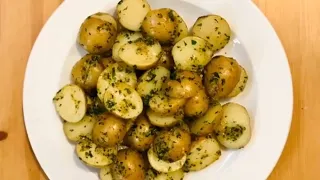 Homemade Buttered Marble Potato