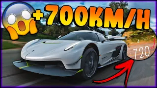 FORZA HORIZON 5 - MAIS DE 700KM/H com o JESKO "NOVO RECORDE 720km/h"