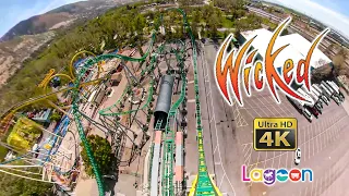 Wicked Roller Coaster On Ride Front Seat Ultra HD 4K POV Lagoon 2020 09 27