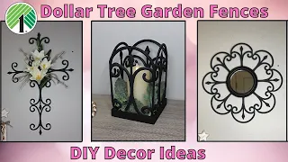 Dollar Tree Garden Fences DIY Decor Ideas | High End DIY Projects | Try It Tuesday