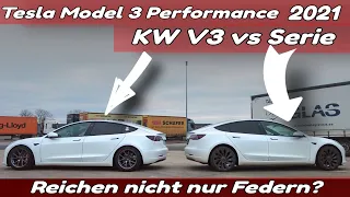 Tesla Model 3 Performance 2021 | Muss es unbedingt ein KW V3 sein?! | E for Life