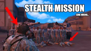 GTA 5 ARMY TREVOR VS FORT ZANCUDO (SECRET STEALTH MISSION)