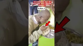 PERHATIKAN TANGANNYA, MAKANAN TERAKHIR MAU DI HUKUMAN MATI ALLAHUAKBAR #narapidana #shorts