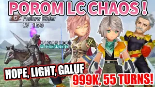DFFOO Global: POROM LC CHAOS - A Reliable White Mage - LIGHTNING, HOPE, GALUF
