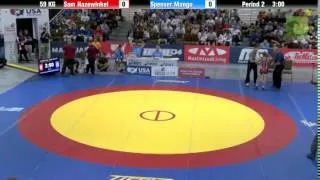 59 KG Finals (2 of 2) - Sam Hazewinkel vs. Spenser Mango