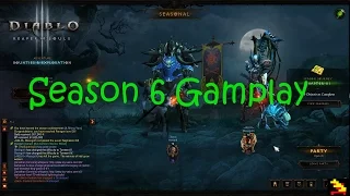 Diablo 3 Gameplay Ep  4 Season 6 lvling Highlights