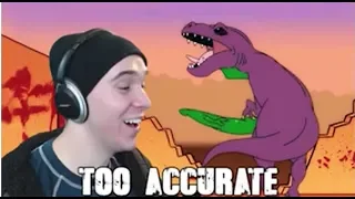 TOO ACCURATE! - Reacting to SCIENTIFICALLY ACCURATE™ BARNEY