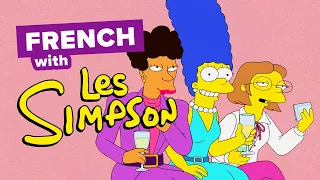 Learn French with Cartoons: Les Simpson - Marge watches what???