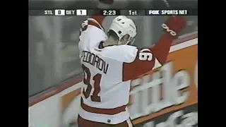 02/03 RS: STL @ Det Highlights - 3/7/03 (Fedorov Hat Trick)