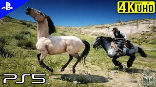 HANDSOME! LOOKS LIKE SPIRIT? Red Dead Redemption 2 [4K] Immersive Gameplay PS5