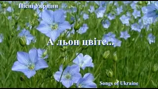 Пісні України.Songs of Ukraine.А льон цвіте(1971 ).Співає ансамбль Льонок. Vita_St