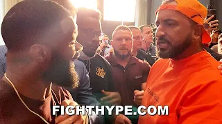 CHAOS ERUPTS! TYRON WOODLEY NEAR BRAWL WITH JAKE PAUL TEAM AFTER MOM INSULTED; ALL HELL BREAKS LOOSE