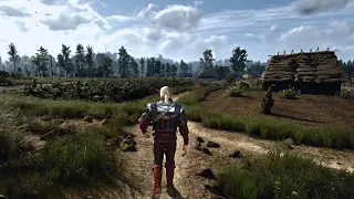 Witcher 3 Next Gen Update | Relaxing Ambient Walk across the Map (no music)