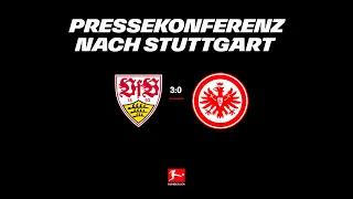 „Erste Halbzeit verschlafen“ I Die Pressekonferenz nach VfB Stuttgart