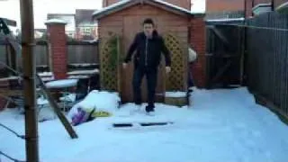 Snow bouncing!