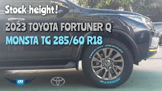 2023 Toyota Fortuner Q on Monsta Terrain Gripper 285x60 R18 @ RNH Tire Supply