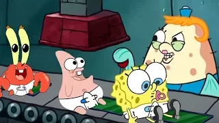 Spongebob's Game Frenzy - Spongebob Squarepants Funny Compilation - Nickelodeon Kids Games