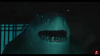 Suicide squad 2 new dumb friends attack king shark scene