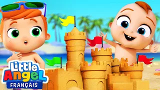 Mon château de sable | Comptines avec Bébé Louis | Little Angel Français