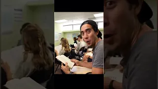 Zach king iPad to book magic trick #shorts #zachking #fortnite #book #class