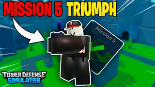 BEAT Mission 5 In TDS The Classic Event! | Roblox