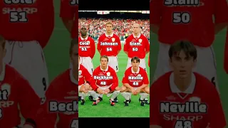 Manchester United 1999 squad 🥹🏆 How old are they ? Beckham , Giggs