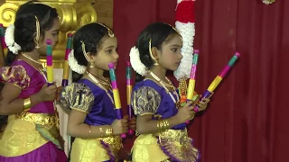 Natyalaya 1st Annual Day | Kolattam by Kids | Lalitha Sukumarikaley Song