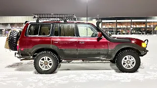 Maxxhaul 64" Roof Rack install on Toyota Land Cruiser FZJ80