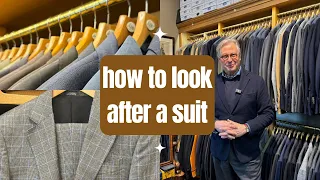 How to look after a suit