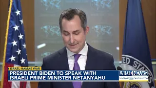 President Biden to speak to PM Netanyahu on a ceasefire and hostage release