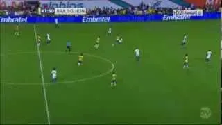 Neymar Crazy Roulette Skill vs Honduras | Brazil 5-0 Honduras | 16-11-13 | International Friendly