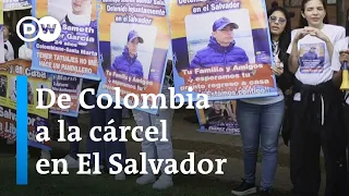 Familiares de colombianos arrestados en El Salvador piden su liberación