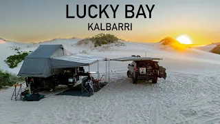 Bogged and Blown Away at Lucky Bay, Kalbarri