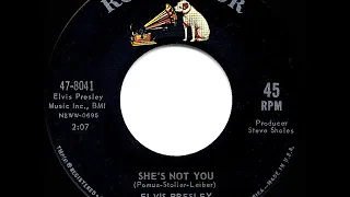 1962 HITS ARCHIVE: She’s Not You - Elvis Presley (#1 UK hit)